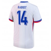 Fotbalové Dres Francie Adrien Rabiot #14 Venkovní ME 2024 Krátký Rukáv
